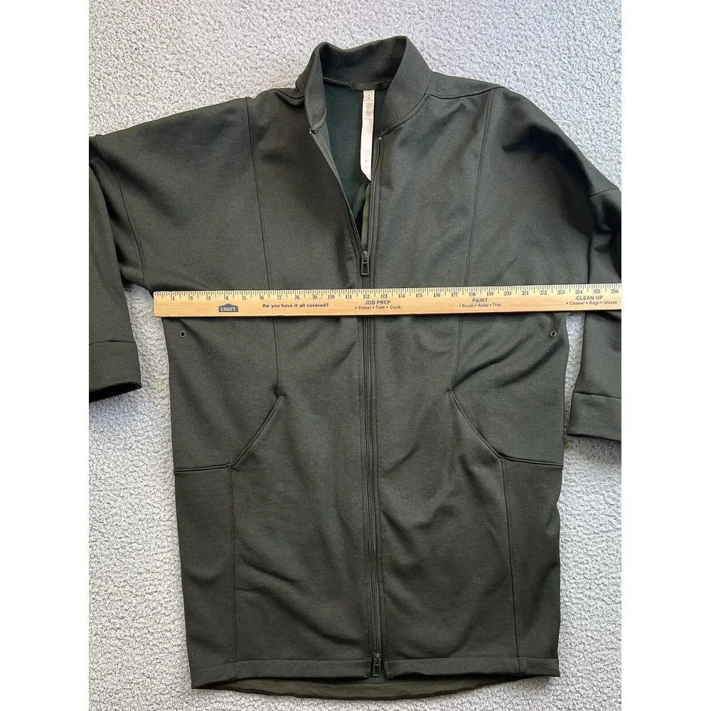 Lululemon‎ Take A Stroll Jacket Dark Olive Green Womens Size 8